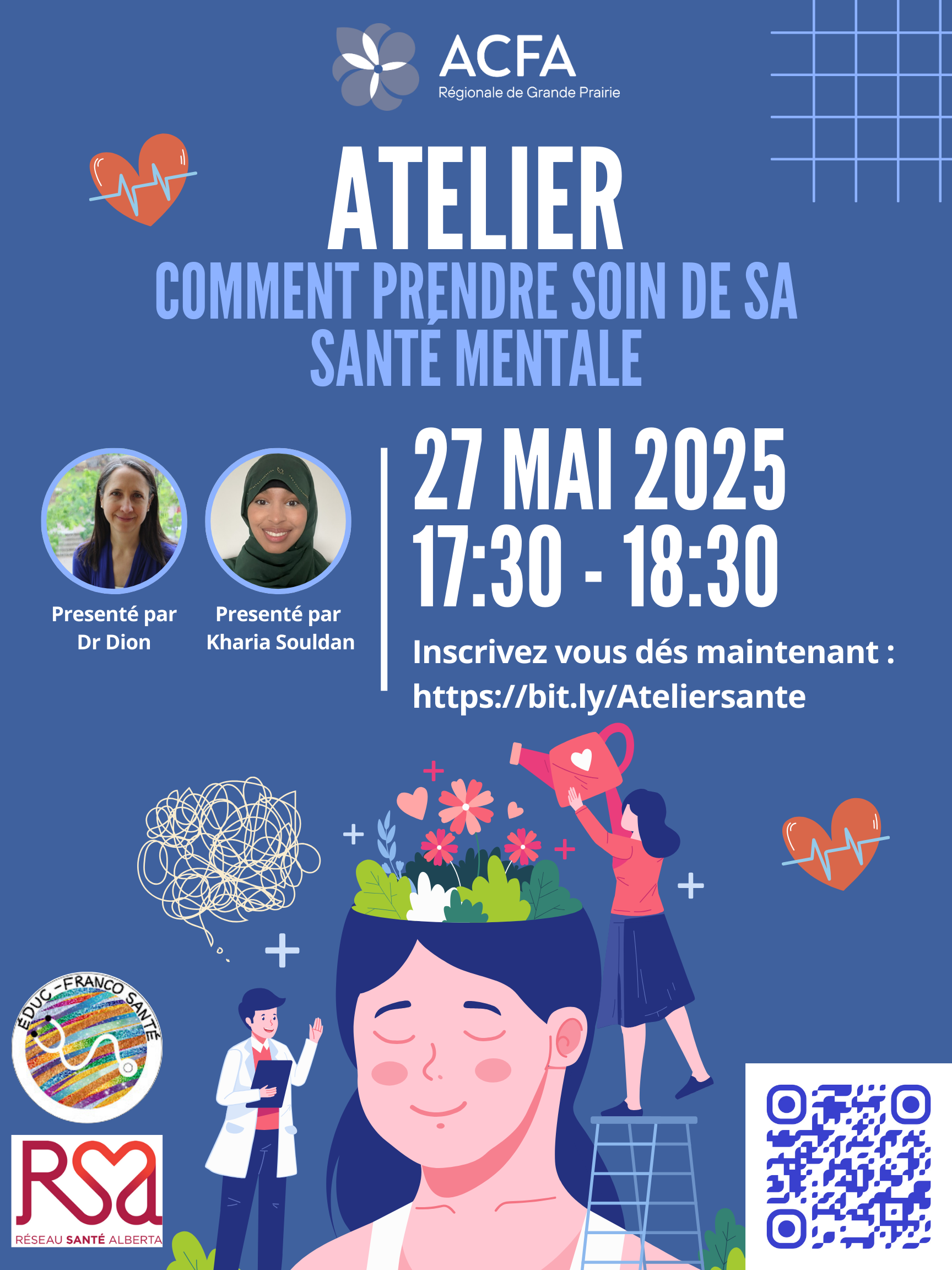 Atelier Santé : Comment prendre soin de sa santé mentale ! – ACFA